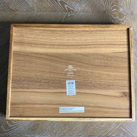 BEE & WILLOW HOME (Acaia) + BAMBOO 5 Sectional Tray For Flatware - Picture 3 of 6
